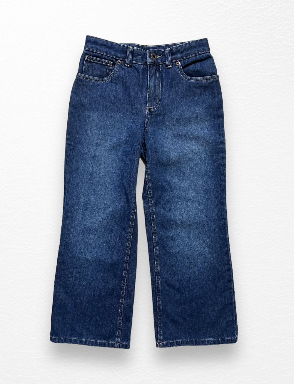 NWT LL Bean Girls' Wide Leg Jeans, Size 8